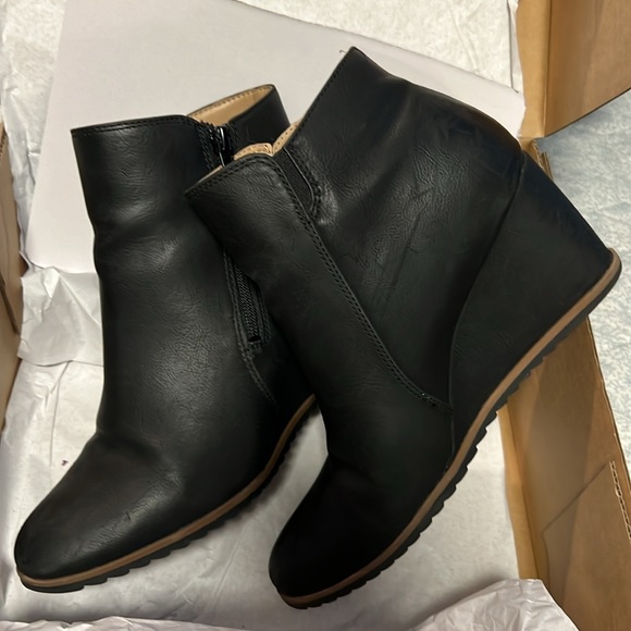 Naturalized Soul wedge leather boots - Picture 4 of 5